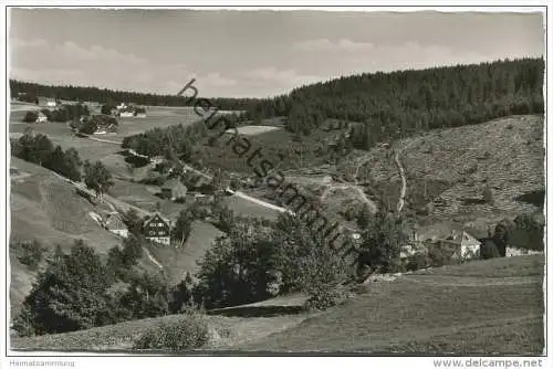 Hütten bei Warmensteinach - Foto-AK 50er Jahre