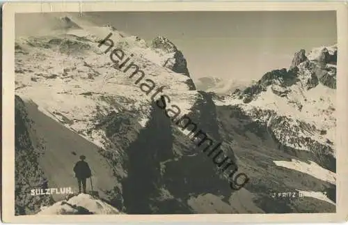 Sulzfluh - Foto-Ansichtskarte - Verlag J. Fritz Bregenz 770