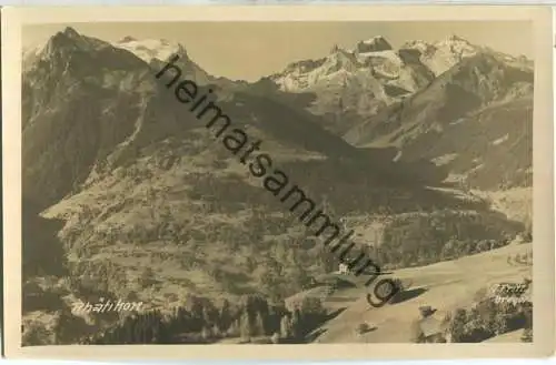 Rhätikon - Gasthaus Fernblick Bartholomäberg im Montafon - Foto-Ansichtskarte - Verlag J. Fritz Bregenz