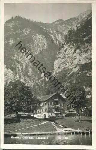 Gasthaus Gaisalm - Achensee - Foto-Ansichtskarte - Verlag Georg Angerer Schwaz Tirol