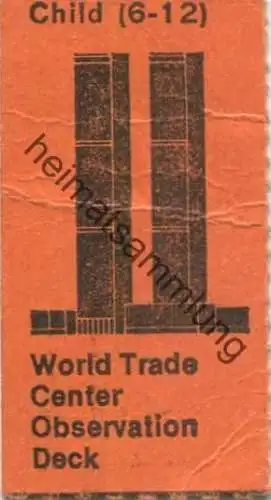 USA - World Trade Center Observation Deck - Child (6-12)