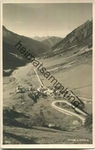 Stuben am Arlberg - Foto-Ansichtskarte - Silvrettaverlag O. Steiner Schruns 1929