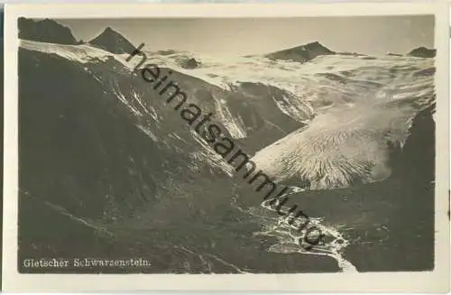 Gletscher Schwarzenstein 20er Jahre - Foto-Ansichtskarte