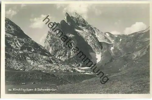 Kirchlispitzen & Schweizertor - Foto-Ansichtskarte - Verlag G. Heinzle 's Erben