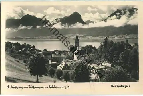 St. Wolfgang am Wolfgangsee - Foto-Ansichtskarte - Verlag Sepp Gastberger St. Wolfgang