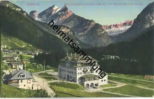 Dolomitenhaus Canazei - Marmoleda - Vernel - AK ca. 1910 - Verlag Lorenz Fränzl München