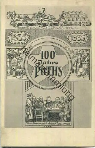 Wiesbaden - Poths - 100 Jahre Bier-Restaurant und Weinklause - Karl Hämmelmann - Verlag R. Konrady Wiesbaden 1935