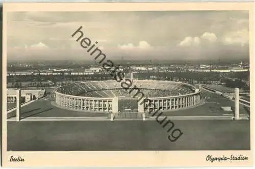 Berlin - Olympia-Stadion - Foto-Ansichtskarte - Verlag H. Locke Berlin-Charlottenburg