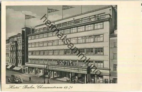 Berlin - Warenhaus Hertie - Chausseestrasse