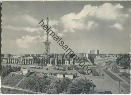 Berlin - Messegelände mit Funkturm - Foto-Ansichtskarte - Verlag Hans Andres Berlin