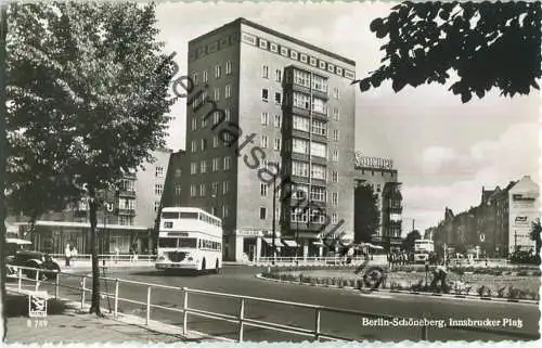 Berlin-Schöneberg - Innsbrucker Platz mit Hochhaus - BVG Bus - Foto-Ansichtskarte - Verlag Klinke & Co Berlin-Tempelhof