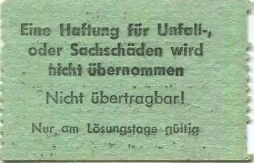 Deutschland - Berlin - Olympia-Stadion - Besichtigungskarte für das Olympia- und Schwimmstadion - Preis DM -,30