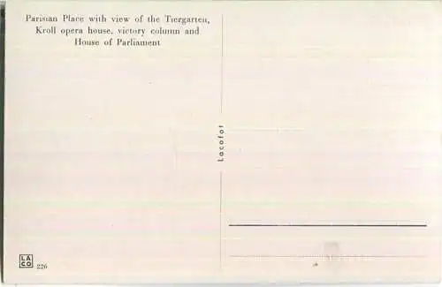 Berlin - Brandenburger Tor - Krolloper - Pariser Platz