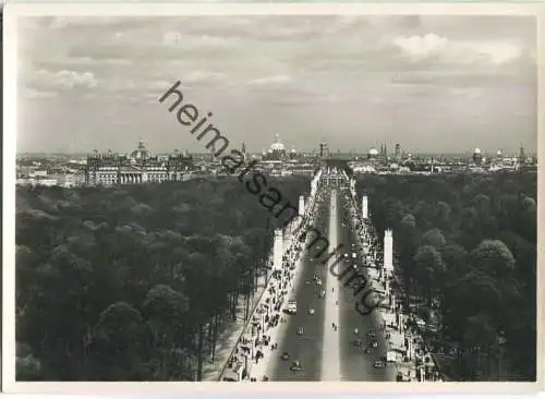 Berlin - Blick von der Siegessäule - Foto-Ansichtskarte - Verlag Hans Andres Berlin