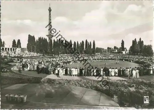 Berlin - Sommergarten am Funkturm - Foto-Ansichtskarte - Verlag Klinke & Co Berlin-Tempelhof