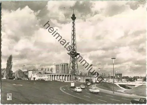 Berlin - Ausstellungsgelände - Funkturm - Foto-Ansichtskarte - Verlag Klinke & Co Berlin-Tempelhof