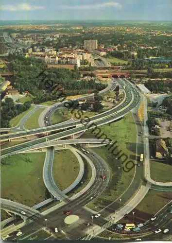 Berlin - Stadtautobahnverteiler vor der Avus - Verlag Kunst und Bild Berlin