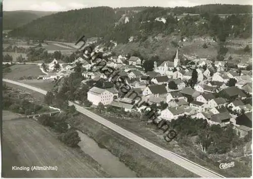 Kinding - Luftaufnahme - Foto-Ansichtskarte - Verlag Heinrich Strauss Kinding