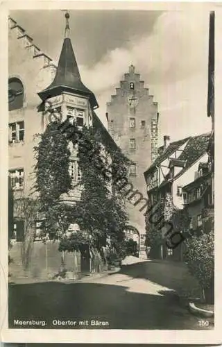 Meersburg - Obertor mit Gasthof zum Bären - Foto-Ansichtskarte - Verlag Emil Rösch Meersburg Nr. 150