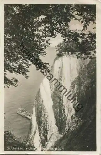 Stubbenkammer - Königsstuhl - Foto-AK - gel.