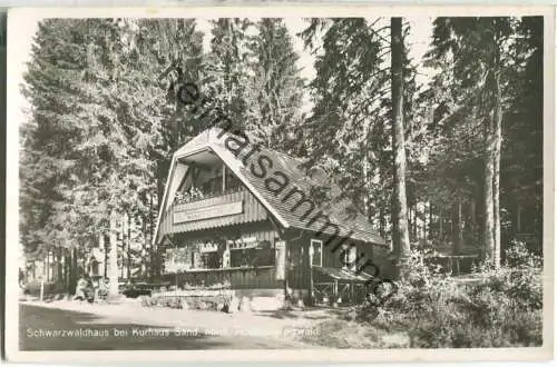 Schwarzwaldhaus beim Kurhaus Sand - Foto-Ansichtskarte - Verlag Lore Hofstätter Sand