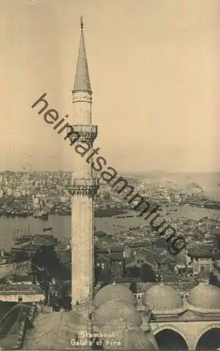 Stamboul - Galata et Pera - Foto-AK gel. 1935