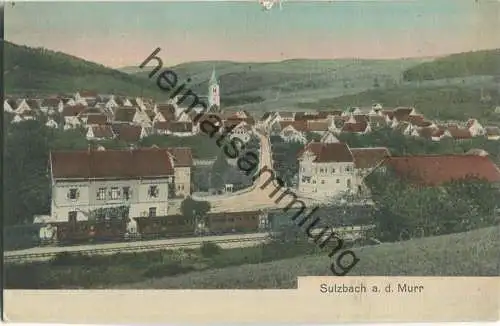 Sulzbach an der Murr - Eisenbahn - Verlag K. Ferber Sulzbach