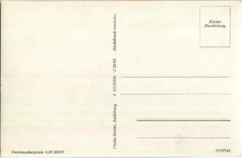 Schellerhau - Teilansicht - Foto-Ansichtskarte Handabzug - Verlag Photo-Eulitz Radeburg