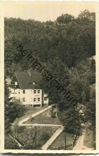 Rathen - Haus Glückauf - Besitzer Herm. Brückner - Foto-Ansichtskarte - Verlag Gebr. Metz Tübingen