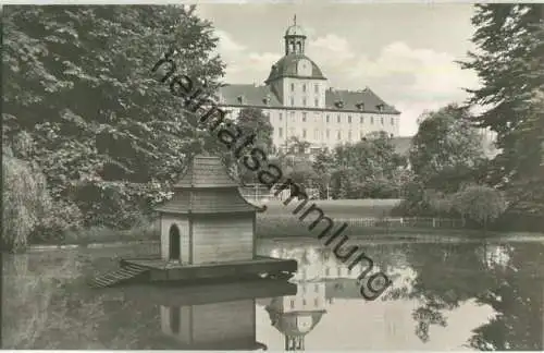 Zeitz - Blick vom Kulturpark zur Moritzburg - Foto-Ansichtskarte - Verlag VEB Bild und Heimat Reichenbach