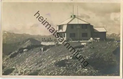 Gemeindealpe - Terzerhütte - Foto-AK - Verlag J. Kuss Mariazell gel. 1922
