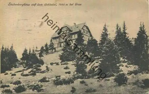 Stubenberghaus - Verlag Albin Sussitz Graz 1919 - gel. 1921