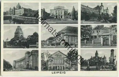 Leipzig - Mehrbildkarte