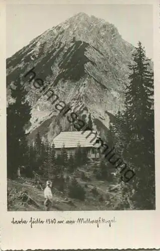 Bertha Hütte - Foto-AK - Verlag D. u. Oe. Alpenverein Sektion Villach gel. 1937