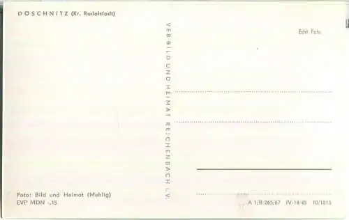 Döschnitz - Foto-Ansichtskarte - VEB Bild und Heimat Reichenbach