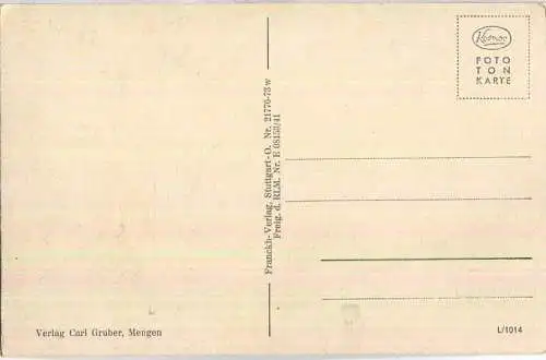 Mengen - Foto-Ansichtskarte - Verlag Karl Gruber Mengen