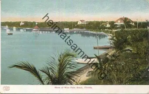 Florida - Palm Beach - Shore of West Palm Beach - Edition H. C. Leighton Co. Portland Me. 1904