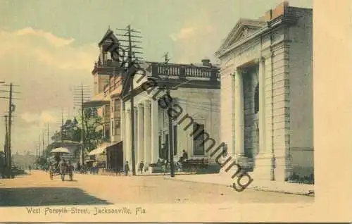 Florida - Jacksonville - West Forsyth Street - Edition The Rotograph Co. N. Y. City 1904