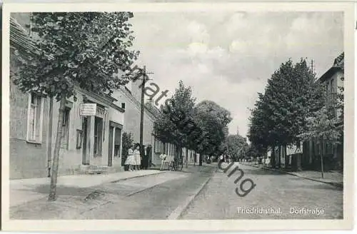 Friedrichsthal - Dorfstrasse - Verlag K. Mader Berlin