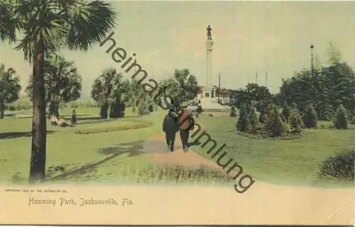 Florida - Jacksonville - Hemming Park - Edition The Rotograph Co. N. Y. City 1904