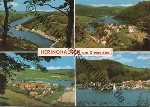 Heringhausen am Diemelsee - AK Grossformat - Verlag Jos. Grobbel Fredeburg