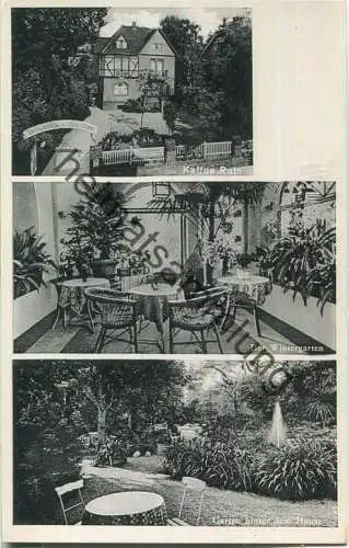 Auerbach in Hessen - Fremdenpension Kaffee Roth - Werbekarte