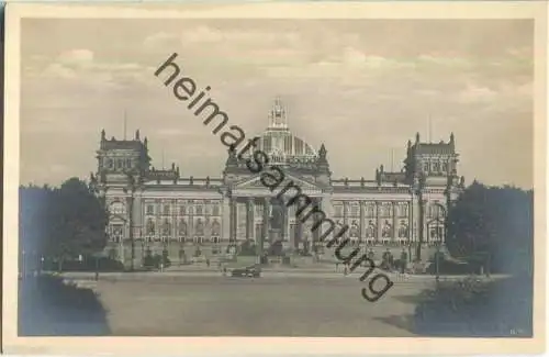 Berlin - Reichstagsgebäude - Foto-Ansichtskarte - Verlag G. Beyer Weimar
