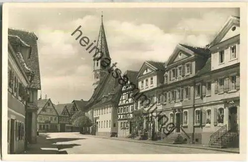 Bad Windsheim - Seegasse - Foto-Ansichtskarte - Verlag Heinrich Delp Bad Windsheim
