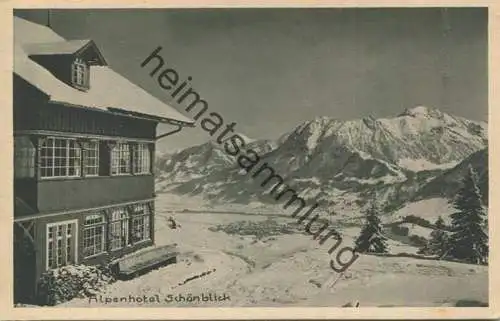 Alpenhotel Schönblick - Verlag J. Heimhuber Hofphotograph Sonthofen