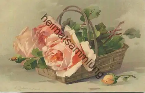 Rosen - C. Klein - Verlag Meissner & Buch Leipzig - Postkarten Serie 1934