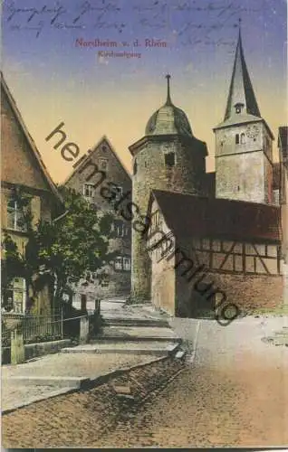 Nordheim vor der Rhön - Kirchaufgang - Verlag J. A. Bausewein Nordheim