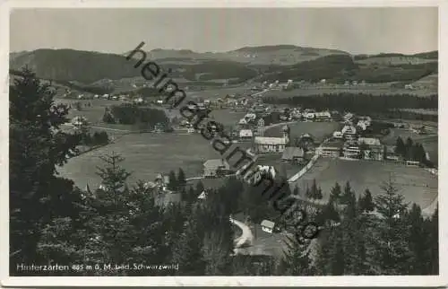 Hinterzarten - Foto-AK - Verlag Gebr. Metz Tübingen - gel. 1948