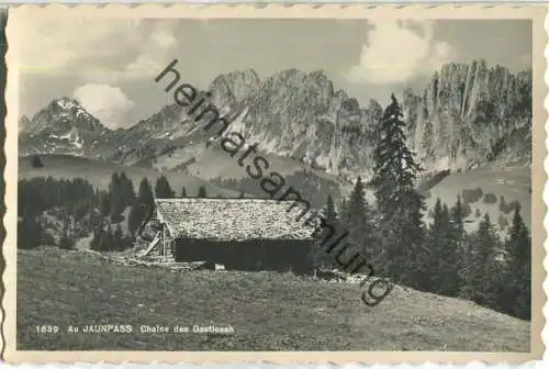 Au Jaunpass - Chaine des Gastlosen - Foto-Ansichtskarte - Edition Photo Metzger Lausanne