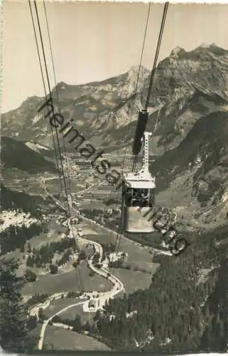 Luftseilbahn - Kandersteg Stock Gemmi - Birre - Aermighorn - Foto-Ansichtskarte - Verlag O. Hari Kandersteg